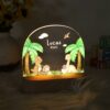 Kids Acrylic Night Light For Kids Bedroom Decor, Personalized With Your Name